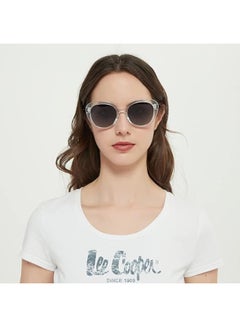 لي كوبر Women's Sunglasses  Frame Gradient Grey Mirror Lens 51mm  - LC1007C02  - Image 4