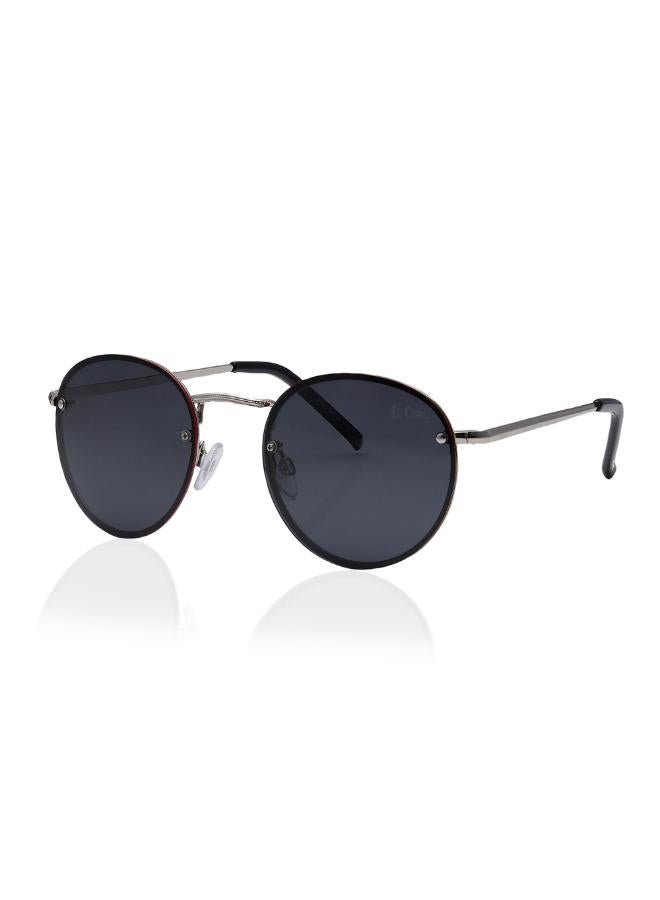 لي كوبر - Polarized Sunglasses Silver Frame Grey Mirror Lens 53mm  - LC1212C03 - Image 1