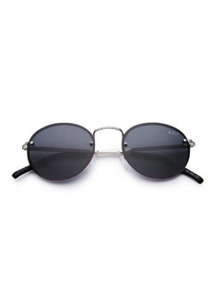 لي كوبر Polarized Sunglasses Silver Frame Grey Mirror Lens 53mm  - LC1212C03  - Image 5