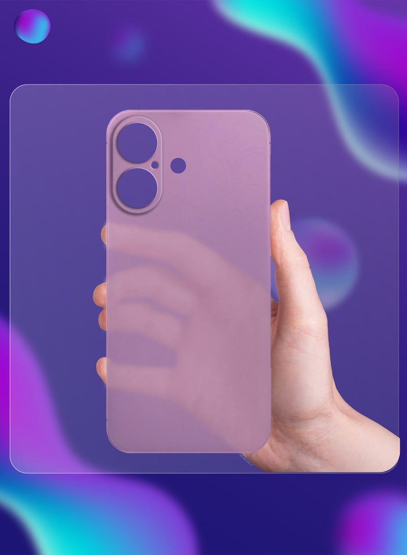 MARGOUN 2Packs Thin Case For iPhone 16 , Back Cover Sturdy Durable Ultra-Thin Case Drop Protection Cover Clear - Pink-2 - Image 3