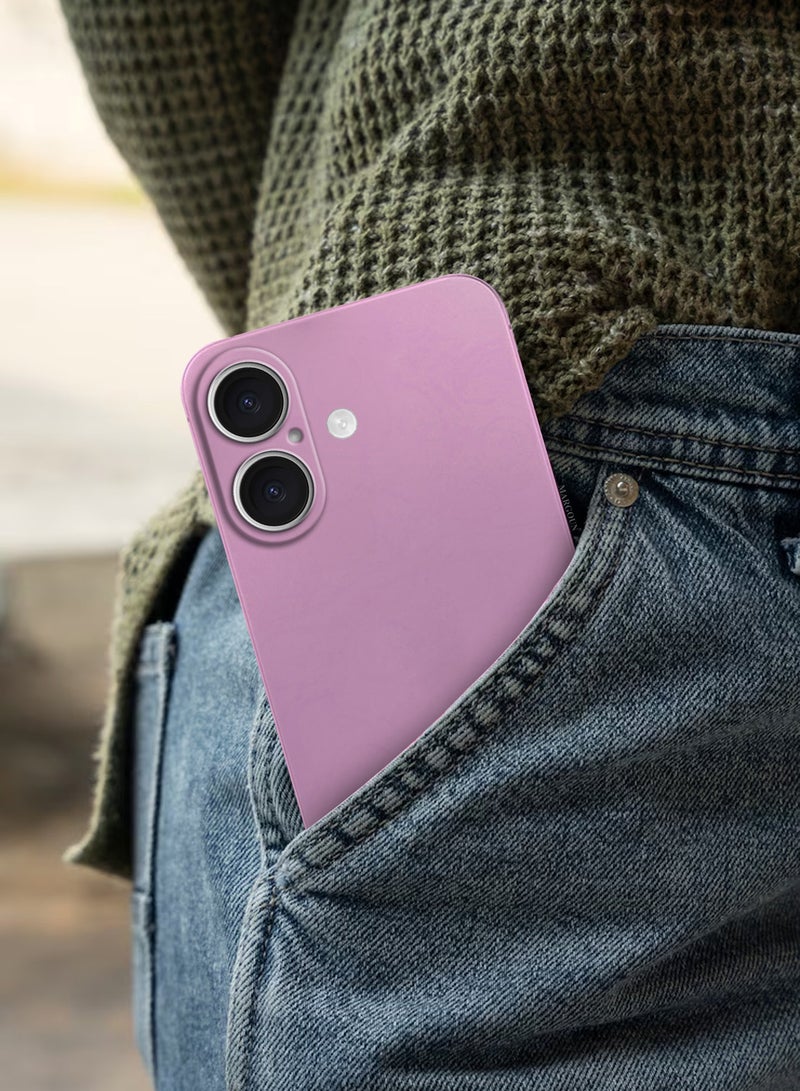 MARGOUN 2Packs Thin Case For iPhone 16 , Back Cover Sturdy Durable Ultra-Thin Case Drop Protection Cover Clear - Pink-2 - Image 5