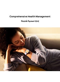 هواوي Watch FIT4 Smart Watch, 1.82” Display, 100+ Sports modes, Fitness and Sleep Tracker, Heart Rate Monitor, Emotional Wellbeing Assistant, up to 10-Day Battery Life, iOS & Android + Free Strap White  - Image 4