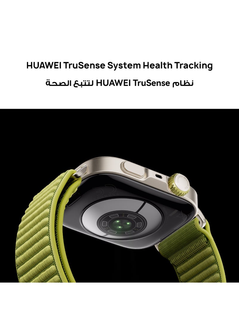 HUAWEI Watch FIT4 Pro Smart Watch, 1.82” Display, Sapphire Glass &Titanium, GPS for Pro-Level Outdoor Sports, NFC, ECG Analysis, up to 10-Day Battery Life, iOS & Android + Free Strap + Scale Blue (Fit4 PRO)  - Image 5