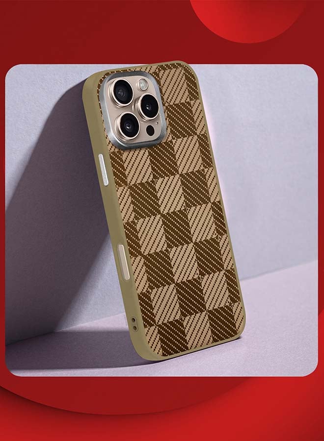 MARGOUN - iPhone 16 Pro Max 2Packs Case Cover Carbon Fiber Pattern Phone Case Slim Shockproof Back Cover with 3D Screen Protector - Honeycomb Pattern Honeycomb Pattern-2 - Image 1