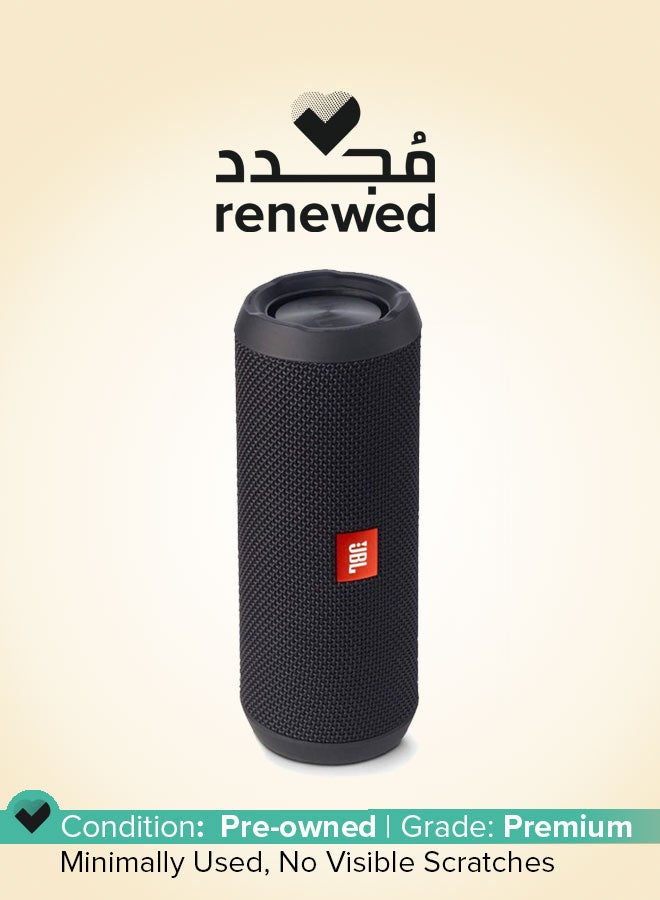 JBL Renewed - Splash-Proof  Portable Wireless Speaker FLIP 3 Black  - Image 1