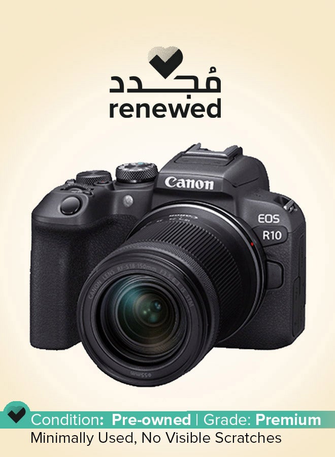 Canon Renewed - EOS R10 + RF-S 18-150mm F3.5-6.3 IS STM Lens  - Image 1
