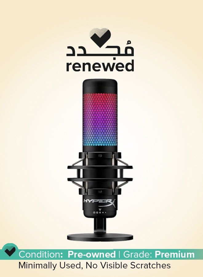 HYPERX Renewed - QuadCast S – RGB USB Condenser Microphone  - Image 1