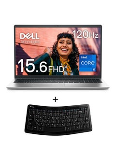 DELL Inspiron 15 3530 Laptop With 15.6 Inch Full HD(1920X1080) Display, Intel Core i7-1335U Processor/16GB RAM/512G SSD/Windows11/ Intel Iris Xe Graphics +keyboard microsoft English/Arabic Black  - Image 1