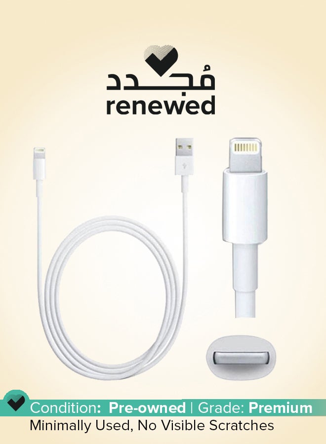 Apple Renewed - Lightning To USB Cable - 2 Meter White - Image 1