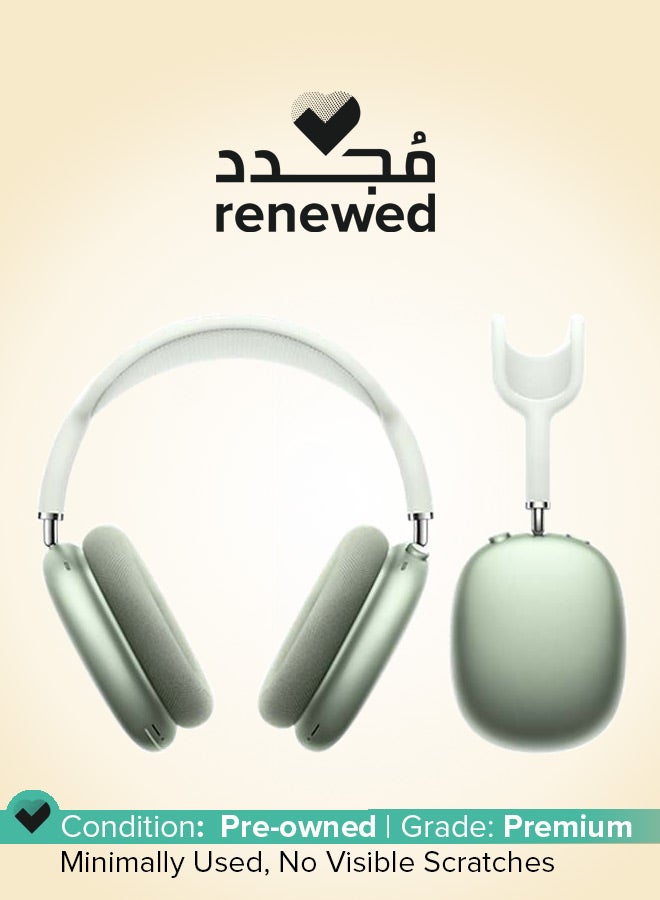 ابل  Renewed - AirPods Max Bluetooth Over-Ear Active Noise Cancellation Headphones green - Image 1