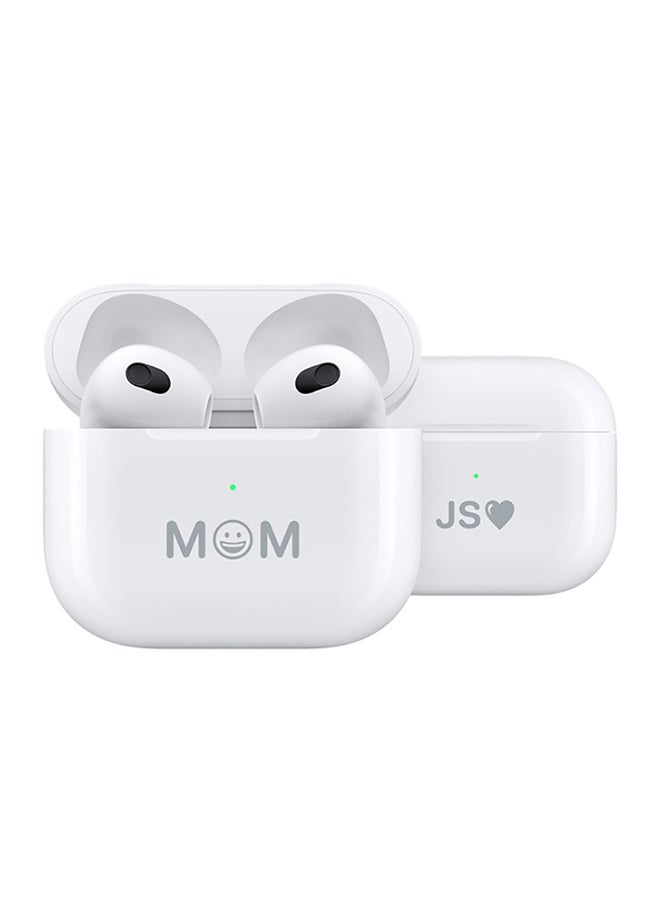 Apple - Renewed - AirPods (3rd generation) with Lightning Charging Case white - Image 1