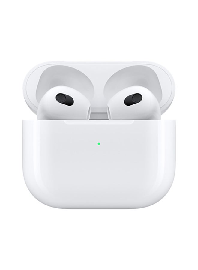 Apple - Renewed - AirPods (3rd generation) with Lightning Charging Case white - Image 1