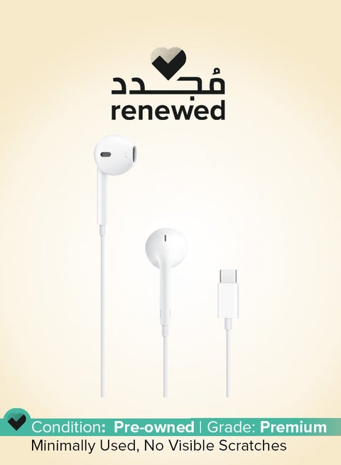 Renewed - Earpods with USB-C white