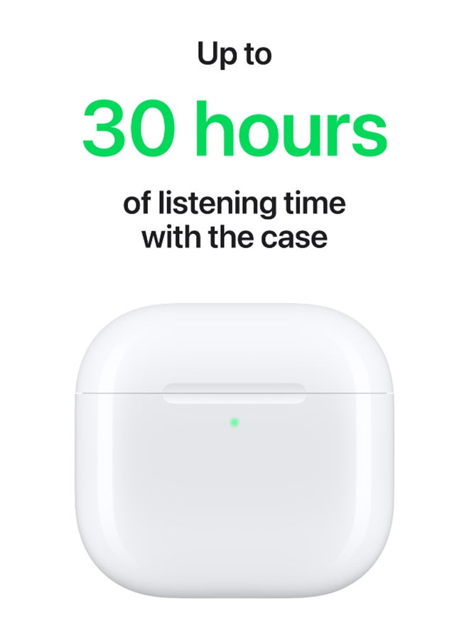 Apple Renewed - AirPods 4 Wireless Earbuds, Bluetooth Headphones white  - Image 3