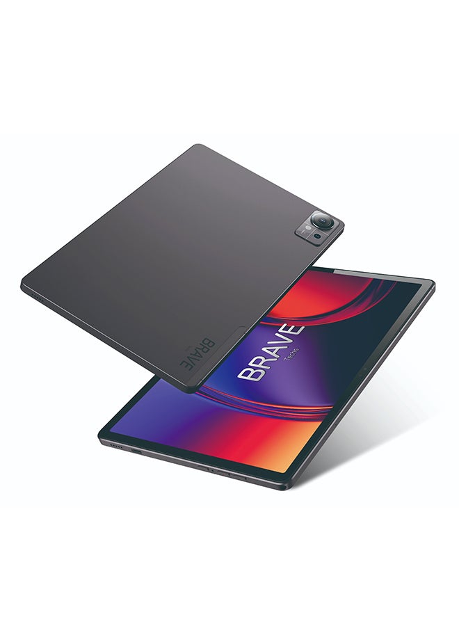 Brave T3 Pro 128GB 4GB+4GB RAM 10.1-Inch LTE Tablet Dark Grey - Middle East Version - Image 5