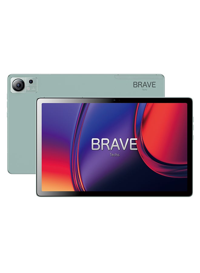 Brave T3 Pro 128GB 4GB+4GB RAM 10.1-Inch LTE Tablet Cyan - Middle East Version - Image 1