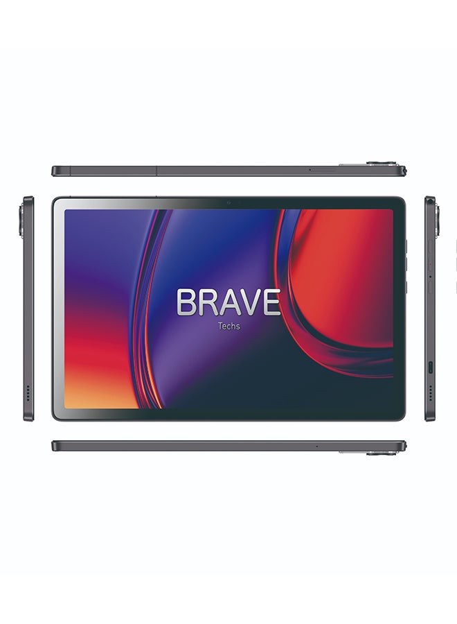 Brave T3 Pro 128GB 4GB+4GB RAM 10.1-Inch LTE Tablet Cyan - Middle East Version - Image 2