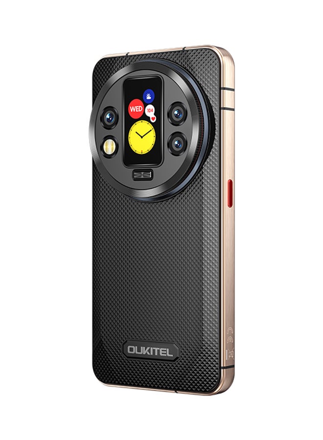 جوال WP200 PRO ثنائي الشريحة سعة 1 تيرابايت رام 24+48 جيجابايت لون اسود يدعم تقنية 5G - إصدار الشرق الأوسط