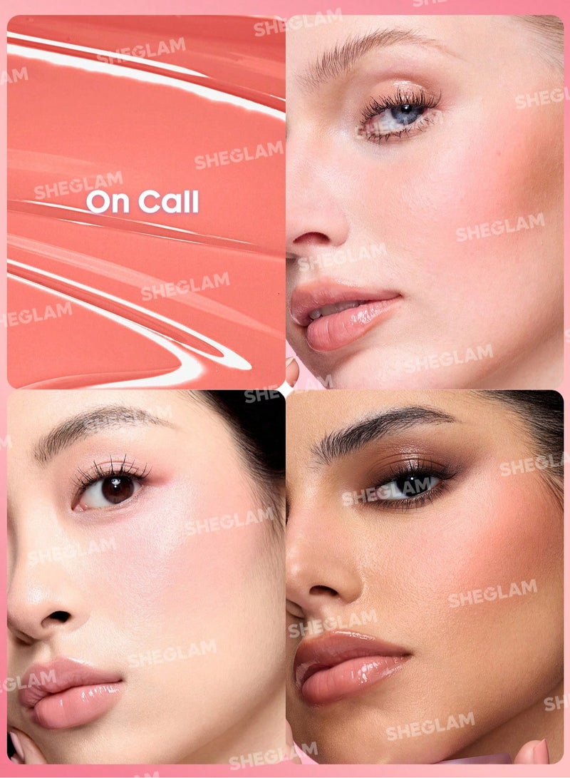 SHEGLAM Color Bloom Liquid Blush - on call - Image 4