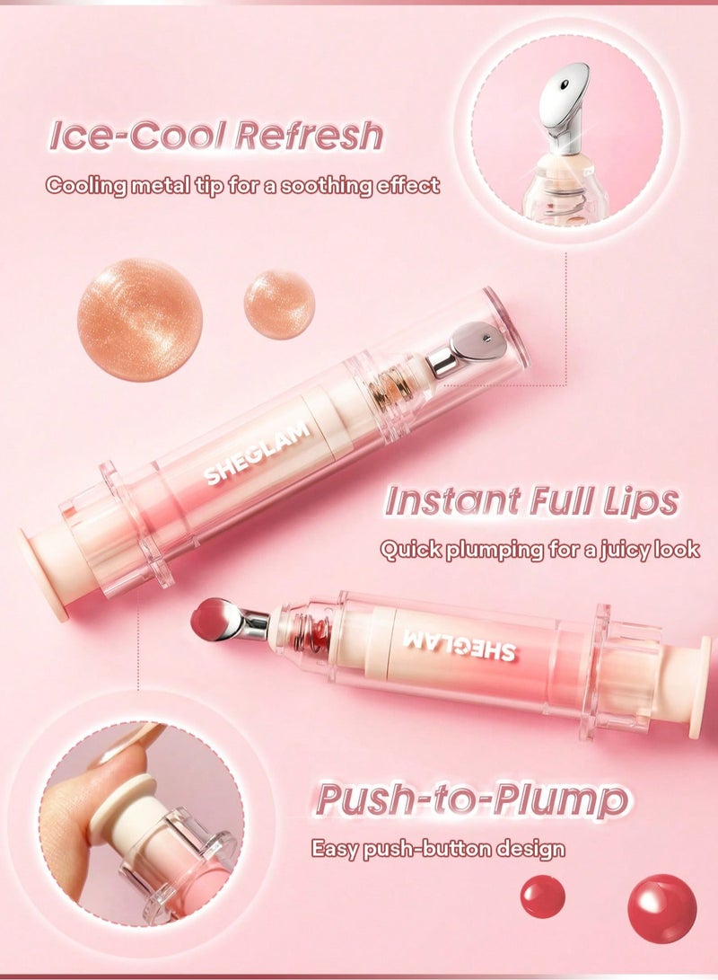 شيجلام Booster Shine Plumping Lip Gloss - Sepia kiss - Image 5