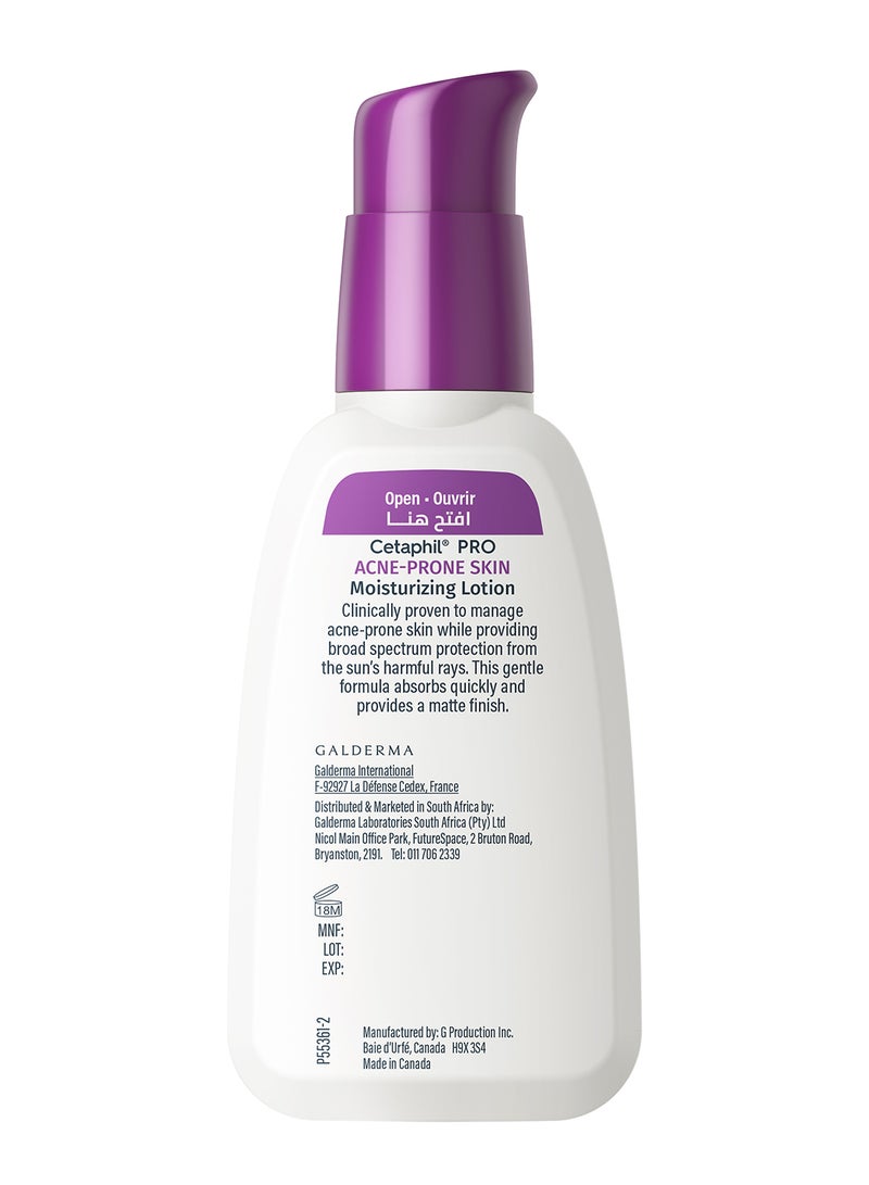 سيتافيل للبشرة المعرضة لحب الشباب، لوشن مرطب، حماية واسعة النطاق من أشعة UVA/UVB SPF 30، للبشرة الدهنية والحساسة، يرطب لمدة 24 ساعة - Image 2