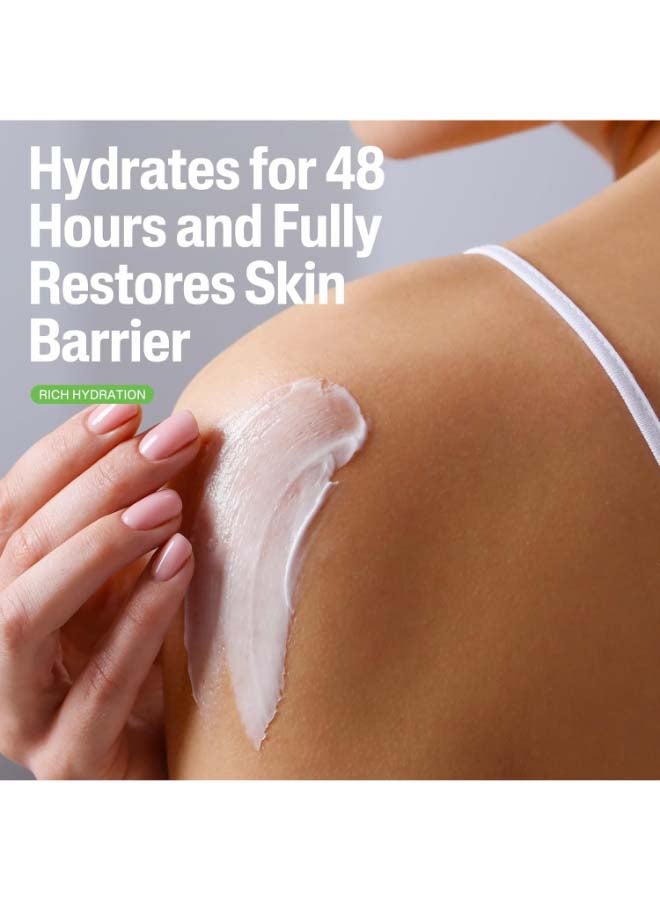 Cetaphil Moisturizing Cream, Dry to Normal and Sensitive Skin, Hydrates for 48 hours, Restores skin barrier, Face And Body For Men And Women, Non-Comedogenic ,With Niacinamide And Vitamin B5, Unscented 250grams - Image 4