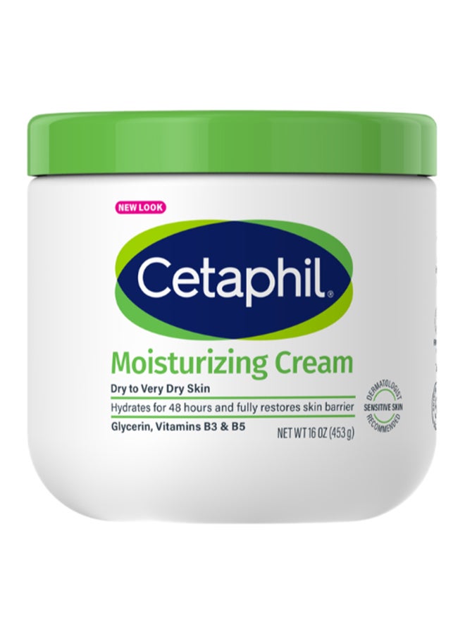 Cetaphil Moisturizing Cream Face And Body Moisturizer For Men And Women Dry To Very Dry And Sensitive Skin Unscented 453grams  - Image 1