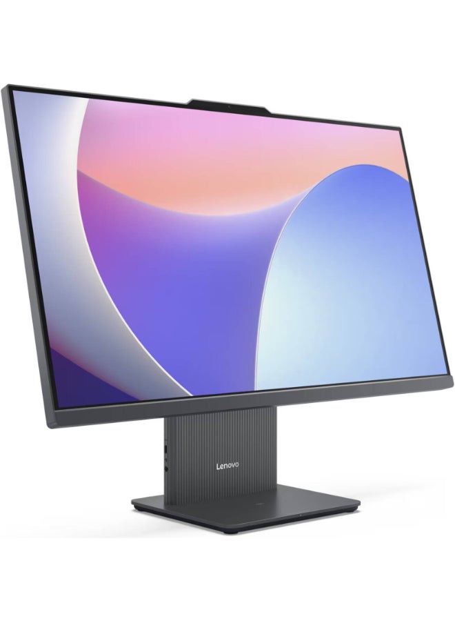 Lenovo IdeaCentre AIO With 23.8-Inch  Display, Core i7-13620H Processor/8GB RAM/512GB SSD/Intel UHD Graphics/DOS(Without Windows) English Luna Grey - Image 2