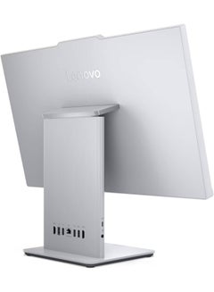 Lenovo IdeaCentre AIO With 23.8-Inch  Display, Core i5-13420H Processor/8GB RAM/512GB SSD/Intel UHD Graphics/DOS(Without Windows) English Luna Grey  - Image 4