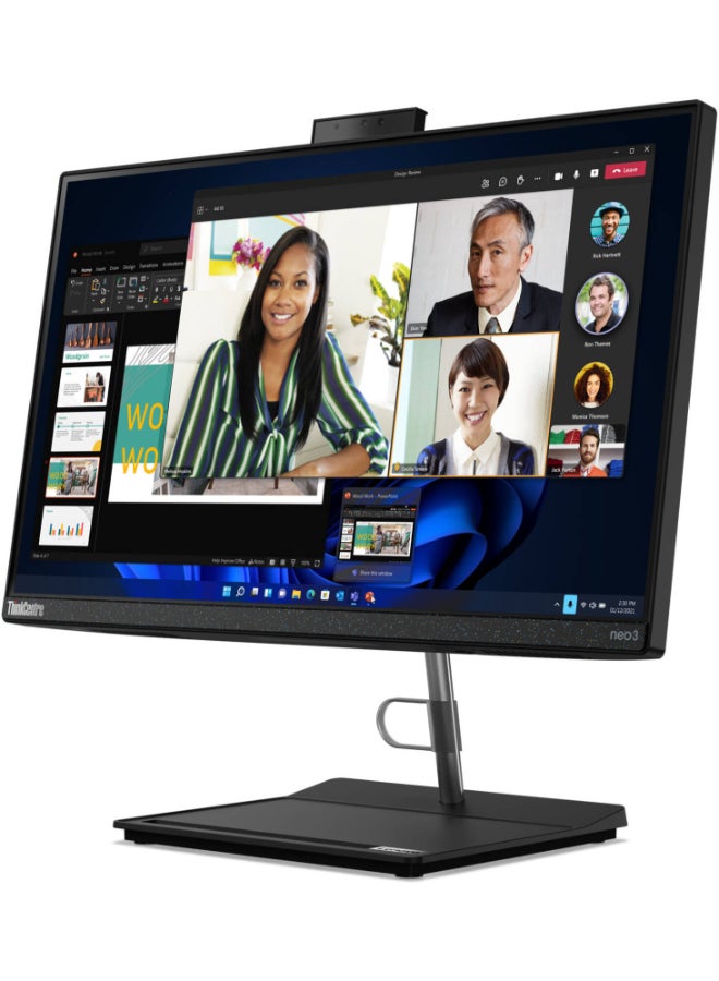 Lenovo - ThinkCentre Neo 30a  Laptop With 21.5-Inch  Display, Core i5-13420H Processor/8GB RAM/512GB SSD/Intel UHD Graphics/DOS(Without Windows) English Raven Black - Image 1