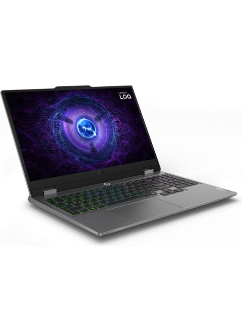 LOQ  Gaming Laptop With 15.6-Inch  Display, Core i5-12600HX Processor/12GB RAM/512GB SSD/6GB NVIDIA GeForce RTX3050 Graphics/DOS(Without Windows) English Luna Grey