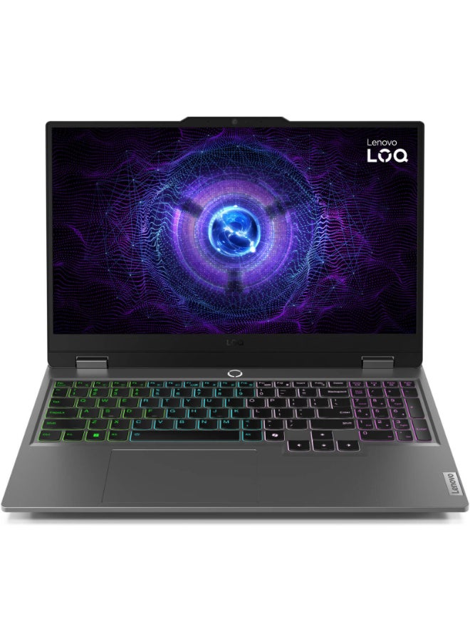 LOQ  Gaming Laptop With 15.6-Inch  Display, Core i5-12600HX Processor/12GB RAM/512GB SSD/6GB NVIDIA GeForce RTX3050 Graphics/DOS(Without Windows) English Luna Grey