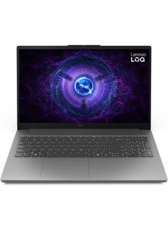 Lenovo LOQ  Gaming Laptop With 15.6-Inch  Display, Core i5-12450HX Processor/16GB RAM/512GB SSD/4GB NVIDIA GeForce RTX 2050 Graphics/DOS(Without Windows) English Luna Grey  - Image 1