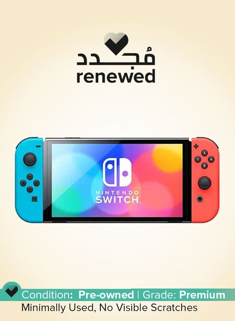 Renewed - Switch OLED (2021) Model - Joy Con (Intl Version)