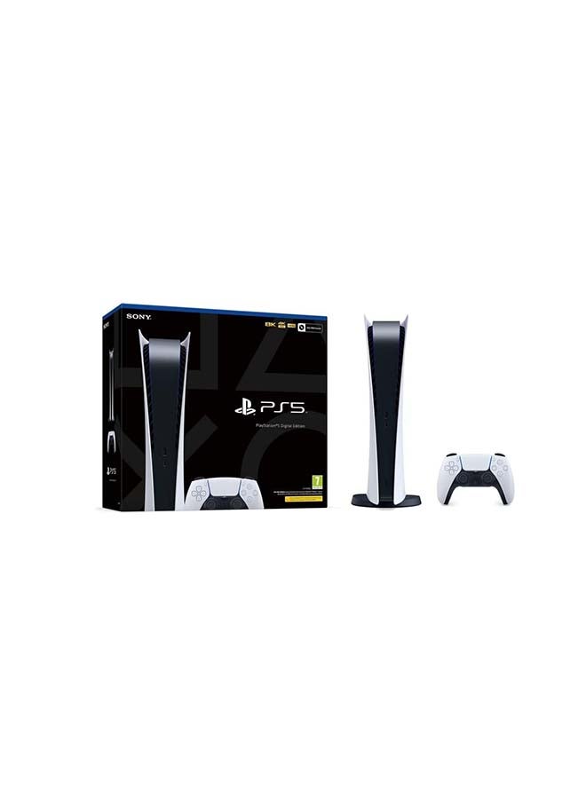 سوني Renewed - Playstation 5 Digital Edition Console With Extra White Controller  - Image 2