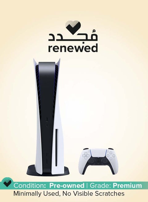 Renewed - PlayStation 5 Console (Disc Version) With Controller