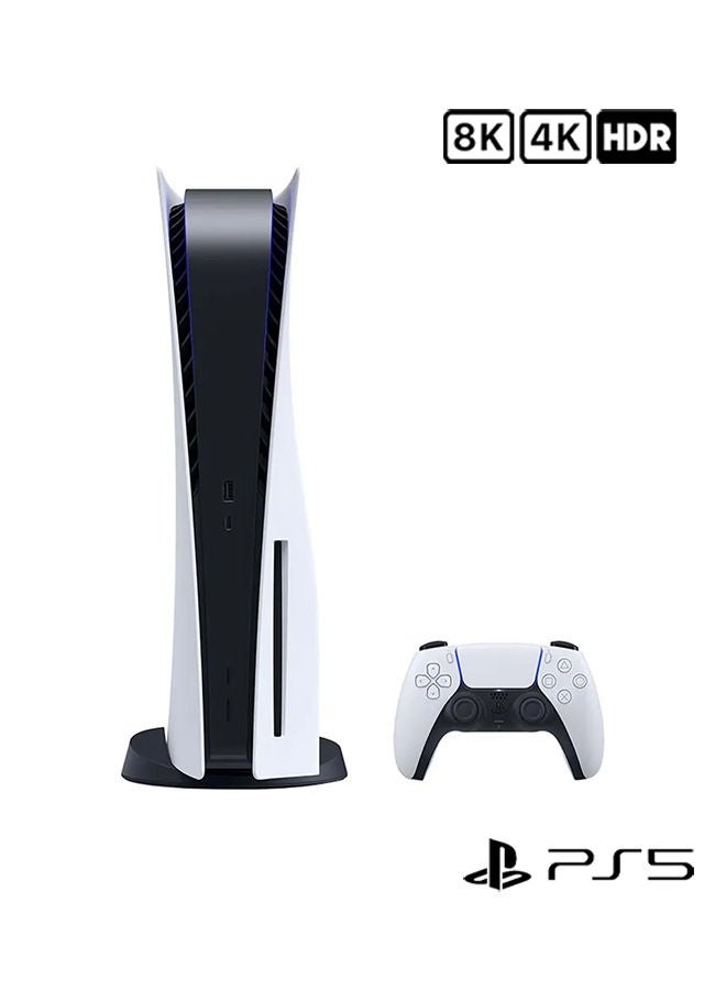 Renewed - PlayStation 5 Console (Disc Version) With Controller