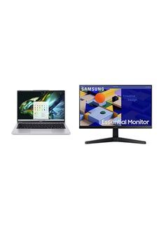 Aspire Lite AL14 Laptop With 14 Inch WUXGA (1920x1200) Display IPS, Core i3-N300 Processor/8GB RAM DDR5/512GB SSD/Intel UHD Graphics/DOS(Without Windows)+ Free Samsung
22 Inch IPS FHD Essential Monitor With 75hz English/Arabic Silver