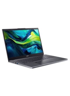 أيسر Aspire Go 15 Laptop With 15.3 Inch WUXGA(1920x1200) Display IPS,Core i7-1355U Processor/16GB RAM DDR5/ 512GB SSD/Intel UHD Graphics/DOS(Without Windows) +Free Samsung 27 Inch Curve Monitor With 60Hz 4ms English/Arabic Grey  - Image 4