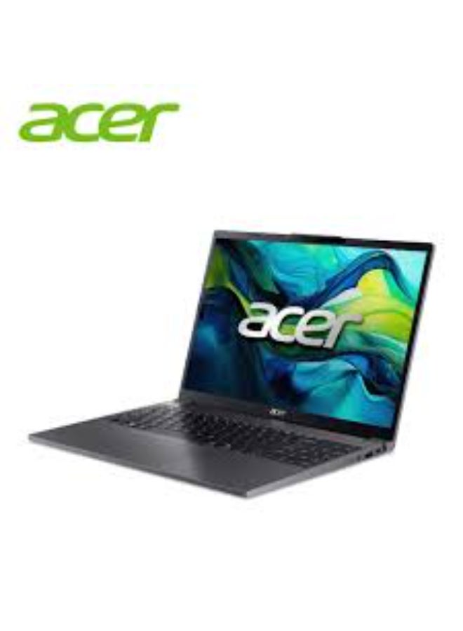 أيسر Aspire Go 15 Laptop With 15.3 Inch WUXGA(1920x1200) Display IPS,Core i7-1355U Processor/16GB RAM DDR5/ 512GB SSD/Intel UHD Graphics/DOS(Without Windows) +Free Samsung 27 Inch Curve Monitor With 60Hz 4ms English/Arabic Grey  - Image 4
