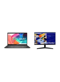 Modern 14 Laptop With 14 Inch Full HD (1920X1080) Display IPS,Core i7 1355U Processor/16GB RAM DDR4/512GB SSD/Intel Iris Xe Graphics/ Windows 11+Free Samsung
24 Inch IPS FHD Essential Monitor With 75Hz 5ms English/Arabic Black
