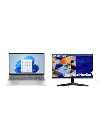 15 fd0033nx Laptop With 15.6 Inch Display, Core i5 1334U Processor/8GB RAM/512GB SSD/Intel Iris Xe Graphics/DOS(Without Windows) +Free Samsung
24 Inch IPS FHD Essential Monitor With 75Hz 5msr English/Arabic Silver - pnsku/N70174123V/45/_/1747640871/922fb390-d009-4e1c-9fa4-37764519447d