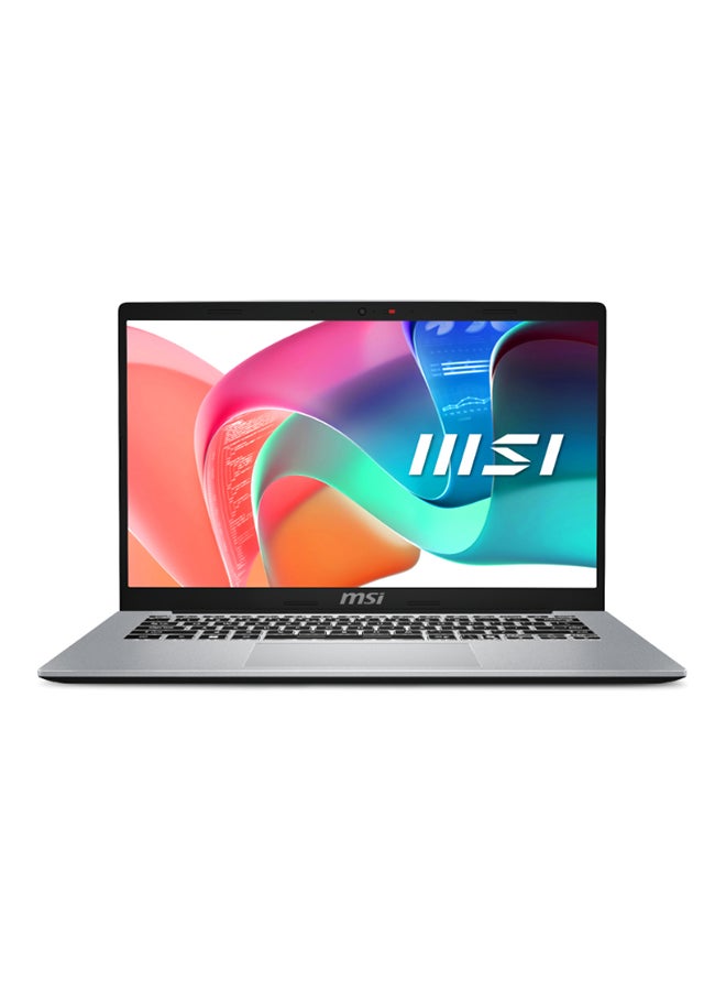 MSI - Modern 14 Laptop With 14-Inch Full HD(1920x1080) Display, Core i5-1335U Processor/8GB RAM DDR4/512GB SSD/Intel Iris XE Graphics/Windows 11+Free Samsung22 Inch IPS FHD Essential Monitor With 75hz English/Arabic Silver - Image 1