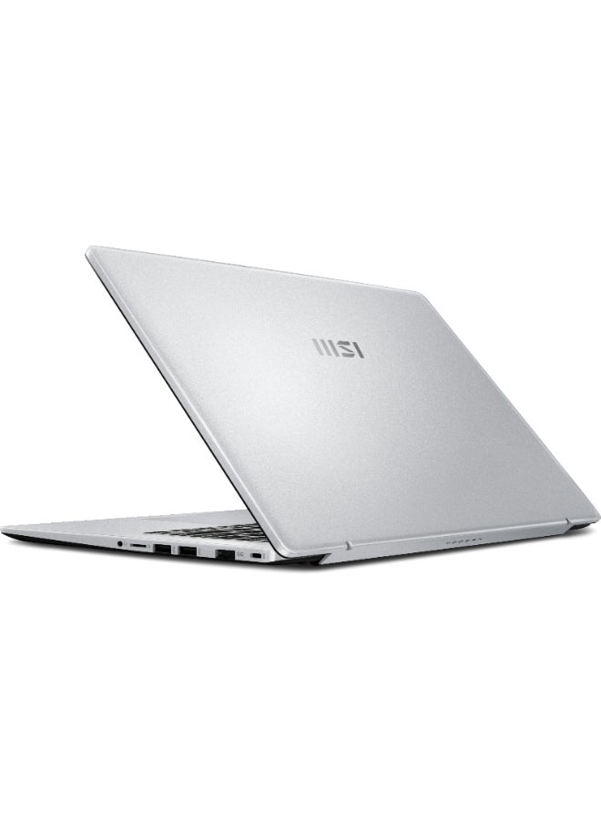 MSI - Modern 14 Laptop With 14-Inch Full HD(1920x1080) Display, Core i5-1335U Processor/8GB RAM DDR4/512GB SSD/Intel Iris XE Graphics/Windows 11+Free Samsung22 Inch IPS FHD Essential Monitor With 75hz English/Arabic Silver - Image 1