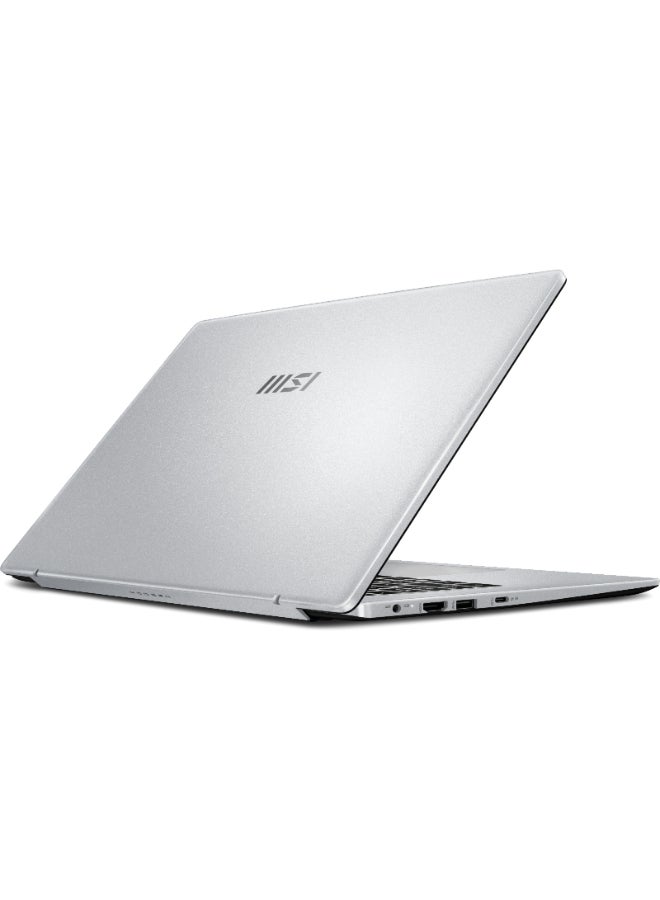 MSI - Modern 14 Laptop With 14-Inch Full HD(1920x1080) Display, Core i5-1335U Processor/8GB RAM DDR4/512GB SSD/Intel Iris XE Graphics/Windows 11+Free Samsung22 Inch IPS FHD Essential Monitor With 75hz English/Arabic Silver - Image 1