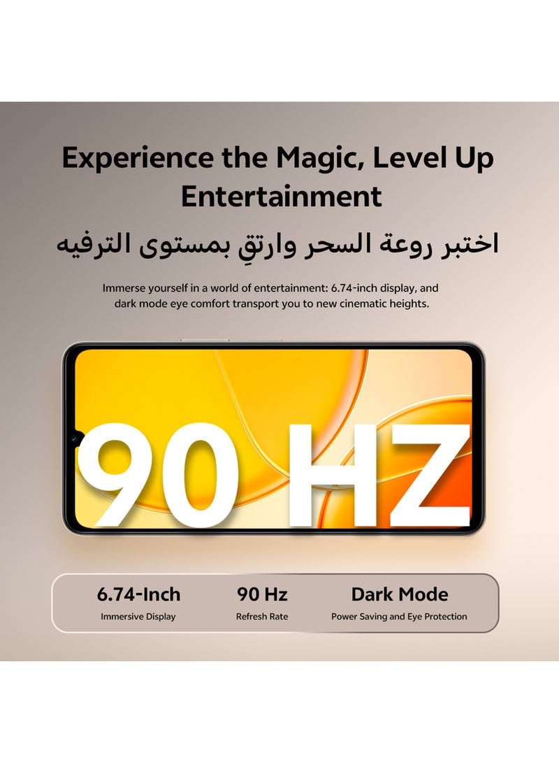 فيفو - Y29s AI 5G Dual SIM Titanium Gold 6+6GB RAM, 128GB - Middle East Version - Image 1