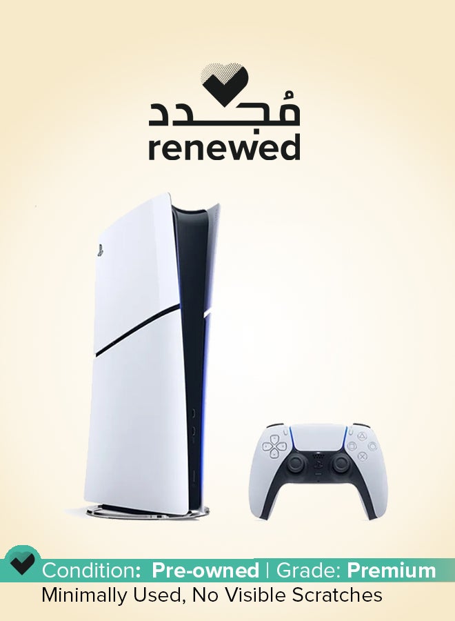 Sony Renewed - PlayStation 5 Slim Console (International Version) Digital Edition With Controller  - Image 1