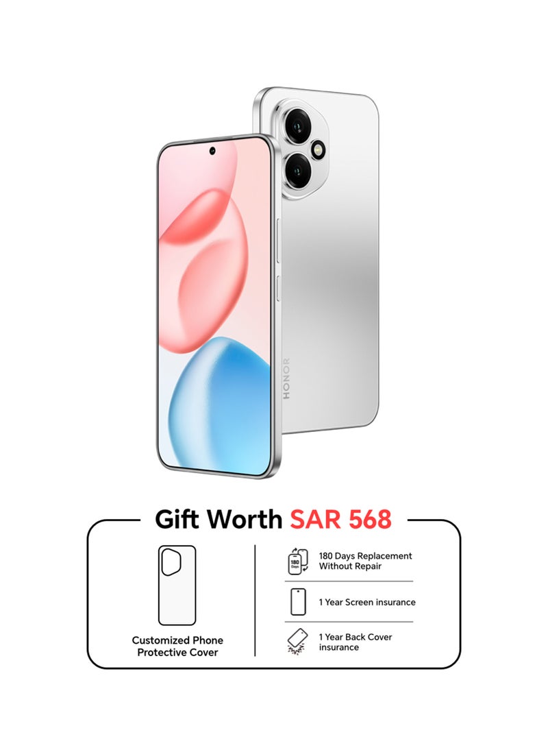 Honor H400 Dual SIM Silver 12GB RAM 512GB With Free Gifts - Middle East Version  - Image 1