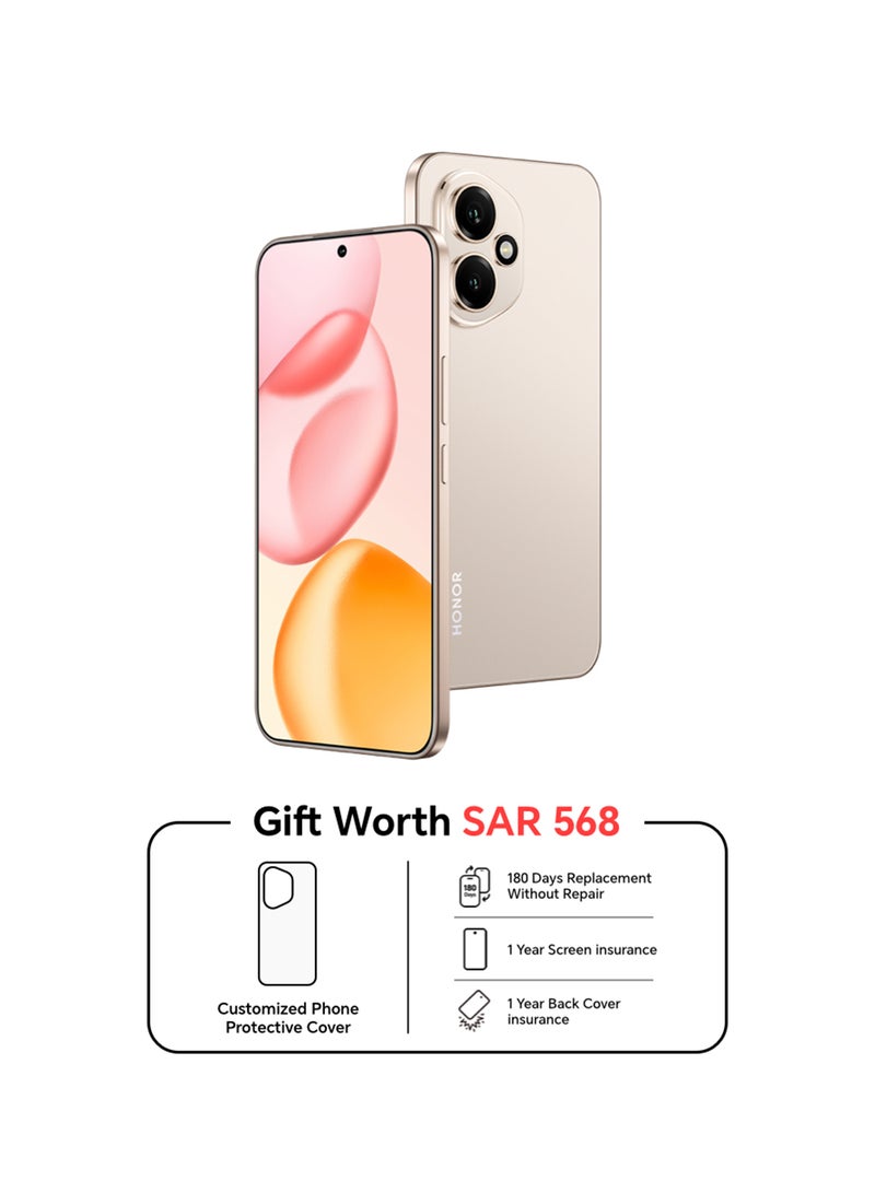 Honor H400 Dual SIM Gold 12GB RAM 256GB With Free Gifts - Middle East Version  - Image 1