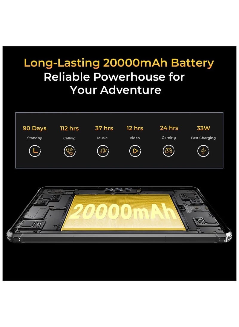 أوكيتل جهاز RT8 اللوحي القوي بشاشة 11 بوصة بدقة 2K وبطارية 20000 مللي أمبير وكاميرا سوني بدقة 48 ميجابكسل، أسود - Image 2